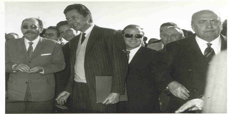G. Angelini Umberto Agnelli e F. Tomeo Inaug M. Marelli 1960